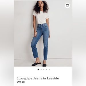 Madewell Jeans Stovepipe in Kline Wash - size 31